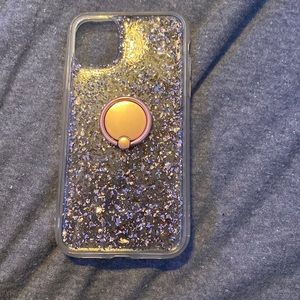 Glitter iPhone 11 Case with ring